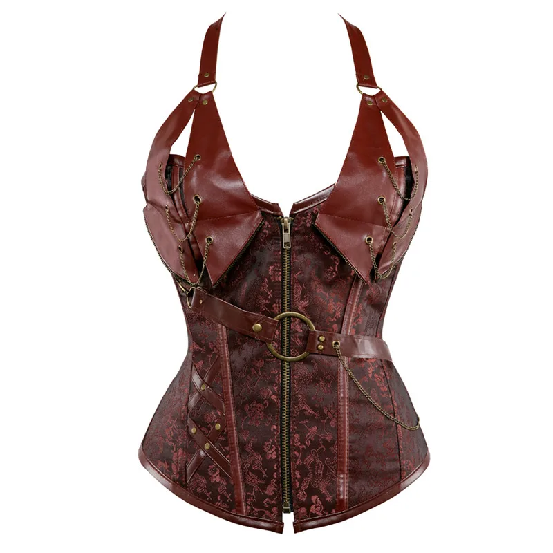 Boning Corset Steel - Sapubonva Steampunk เสื้อผ้าผู้หญิง PLUS ขนาดรัดตัว burlesque