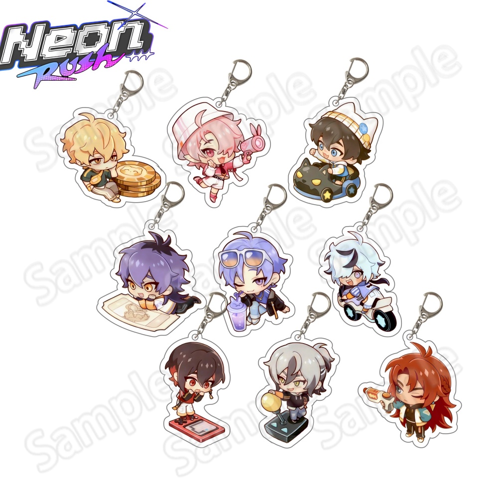 Keyblade Cosplay Prop - โมเดลอะคริลิคตั้งโชว์ 6 ซม. จากอนิเมะเกม Nu: Carnival