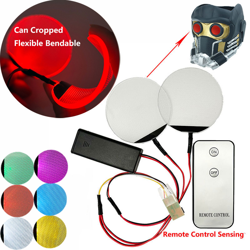 Cosplay Prop Kit - ฮาโลวีนรอบรีโมทคอนโทรล Sensing Bendable คอสเพลย์ Eye ไฟ