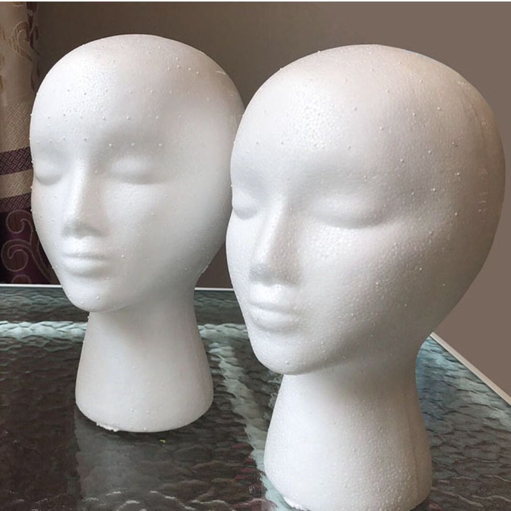 Cosplay Prop Foam - หัวหุ่นโชว์แว่นตา หุ่นจำลองศีรษะผู้หญิง หุ่นโฟม หุ่นวิกผม หุ่นโชว์ทำจากโฟม หุ่นโฟมโชว์
