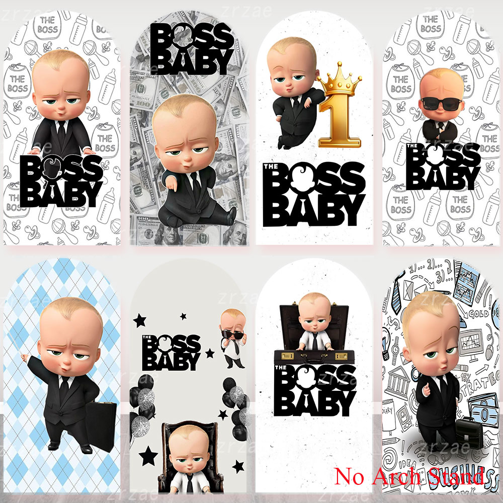 Prop Para Cosplay - ฉากหลังงานเลี้ยงวันเกิดครบรอบ 1 ขวบ ลายบอสเบบี้ สำหรับเด็กชายและเด็กหญิง ตกแต่งงานเลี้ยงฉลองทารกแรกเกิด