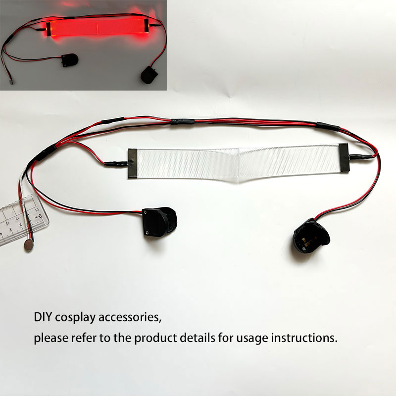 Cosplay Prop Kit - สีแดงยืดหยุ่น Bendable DIY LED Eyes ชุดคอสเพลย์สําหรับ