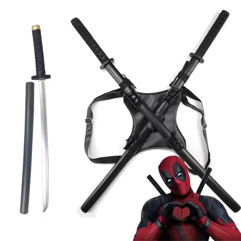 Cosplay Prop Knife - ดาบคาตานะเดดพูลขนาด 61 ซม. รุ่นใหม่ปี 2025 ดาบพียู