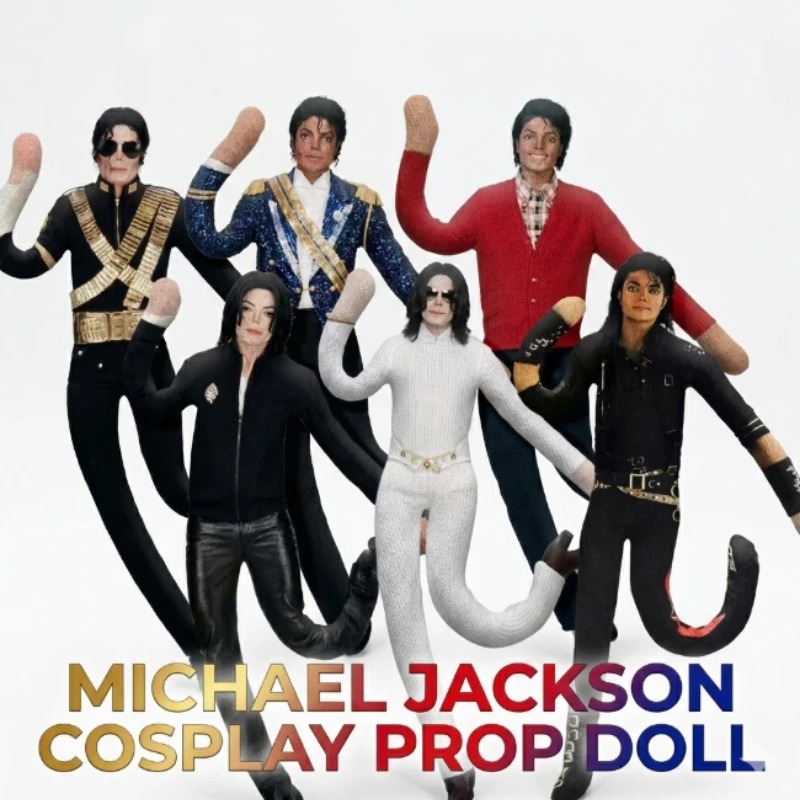 Cosplay Fire Prop - ตุ๊กตาไมเคิล แจ็คสัน สไตล์ใหม่สุดฮิต ของสะสม ของตกแต่งห้อง ตุ๊กตาขยับข้อต่อได้