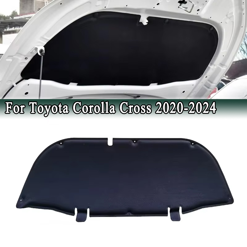 Eva Foam Sheet - สําหรับ Toyota Corolla CROSS 2020-2024 ด้านหน้าฉนวนกันความร้อนผ้าฝ้ายด้านหน้า