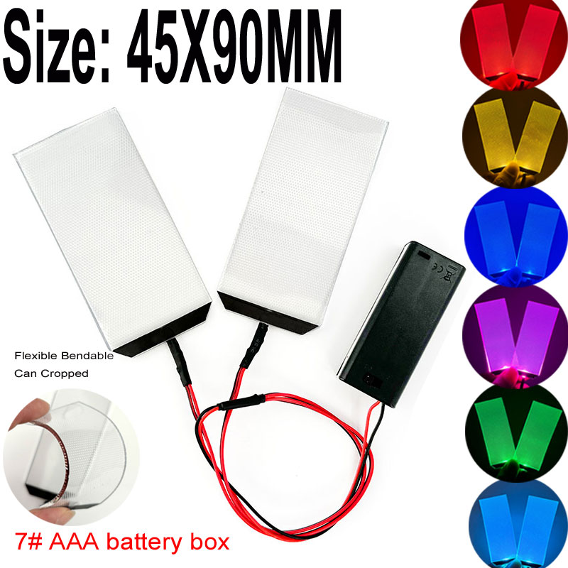 Cosplay Prop Kit - ยืดหยุ่น LED Eyes Light ชุดหน้ากากหมวกกันน็อก Bendable