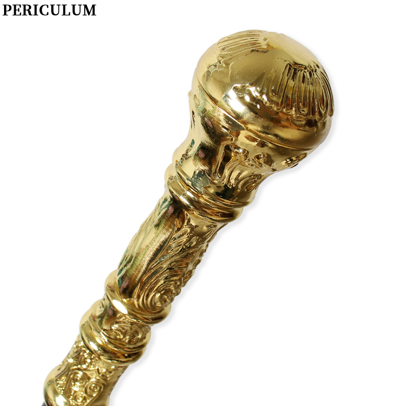 ไม้เท้าวิคตอเรียนสีทองเงาทำจาก - Detachable Cosplay Prop บทวิจารณ์และราคา