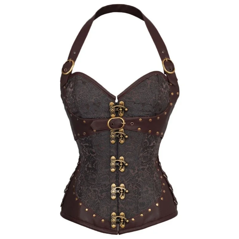 Steampunk รัดตัว Top Steel Bon - Boning Corset Steel บทวิจารณ์และราคา
