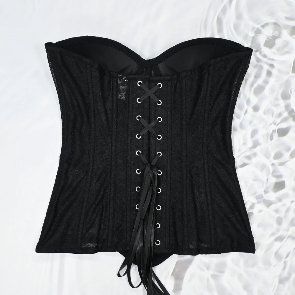 ผู้หญิงตาข่ายรัดตัว Busiter Ov - Boning Corset Steel บทวิจารณ์และราคา