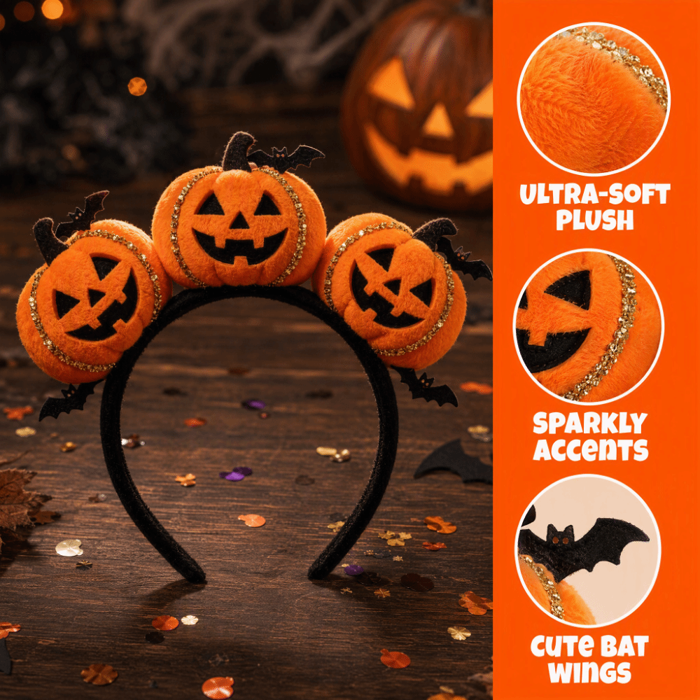 ที่คาดผมฟักทองฮาโลวีน อุปกรณ์แ - Cosplay Bat Prop บทวิจารณ์และราคา