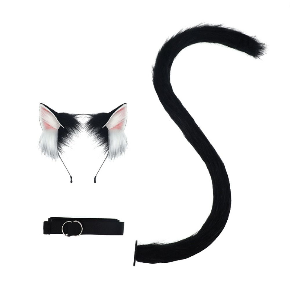 ที่คาดผมหูแมวเหมือนจริง ชุดหาง - Cosplay Prop Kit บทวิจารณ์และราคา
