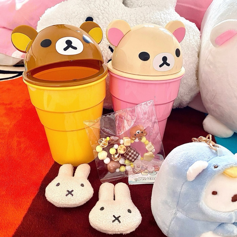 ถังขยะรูปทรงถ้วยริลัคคุมะ ฝาปิ - Cosplay Fire Prop บทวิจารณ์และราคา