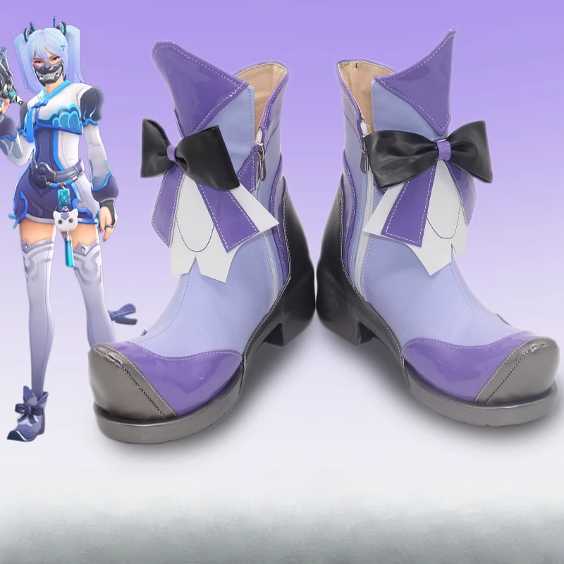 อะนิเมะดีวีเอคอสเพลย์รองเท้าเก - Dva Cosplay Prop บทวิจารณ์และราคา