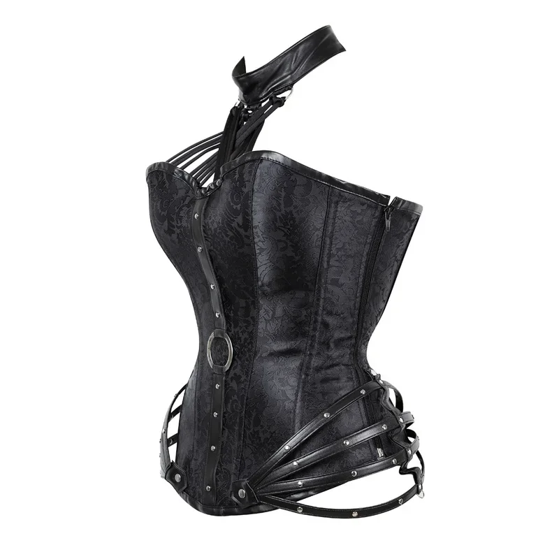 Gothic Steampunk Corset Tops พ - Boning Corset Steel บทวิจารณ์และราคา