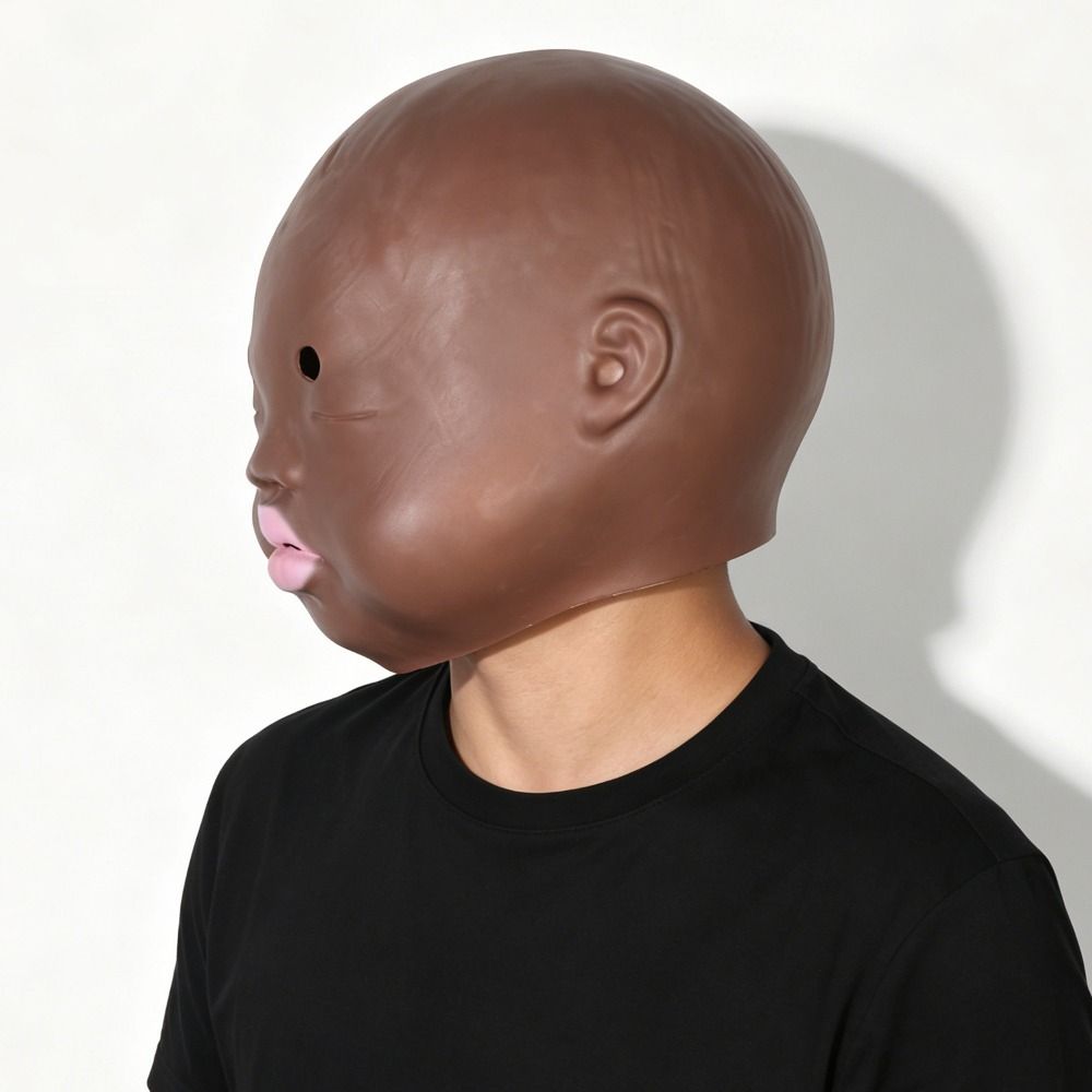 หน้ากากหัวเด็กทารกแบบสมจริง ดี - Cosplay Prop Designer บทวิจารณ์และราคา