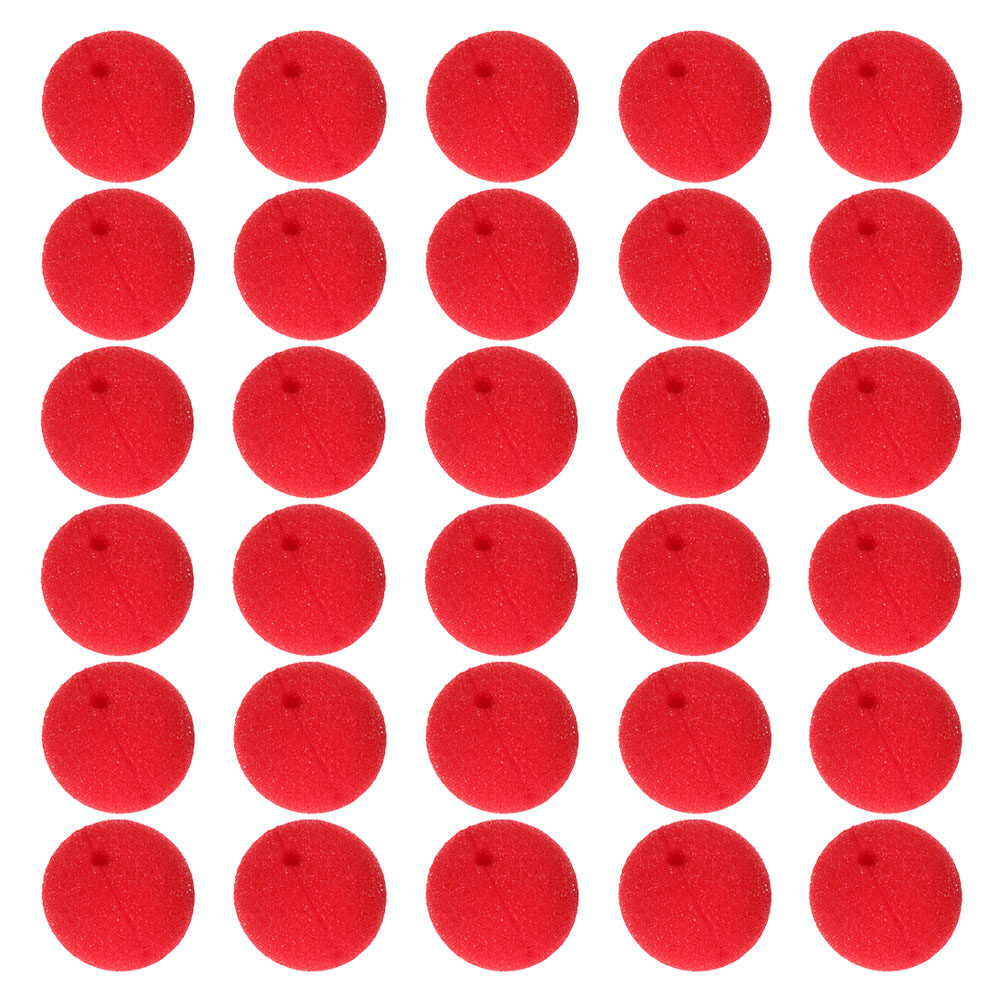 จมูกตัวตลกโฟมสีแดง 30 ชิ้น ขนา - Cosplay Prop Foam บทวิจารณ์และราคา