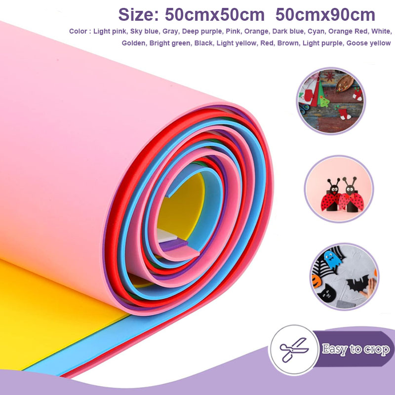 1pcs สีสันแผ่นโฟม Eva คอสเพลย์ - Eva Foam Sheet บทวิจารณ์และราคา
