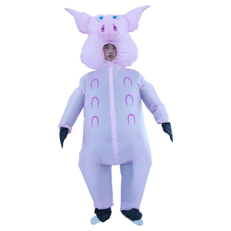 ชุดหมูสีชมพูแบบเป่าลม สำหรับกิ - Cosplay Prop Business บทวิจารณ์และราคา