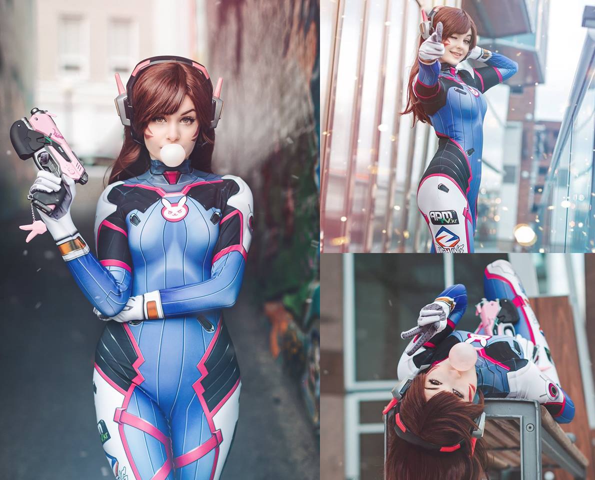 DVA หญิงชุดคอสเพลย์ซูเปอร์ฮีโร - Dva Cosplay Prop บทวิจารณ์และราคา