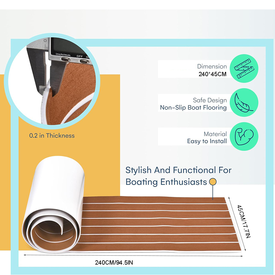 EVA โฟมเรือพื้น Decking แผ่น 9 - Eva Foam Sheet บทวิจารณ์และราคา