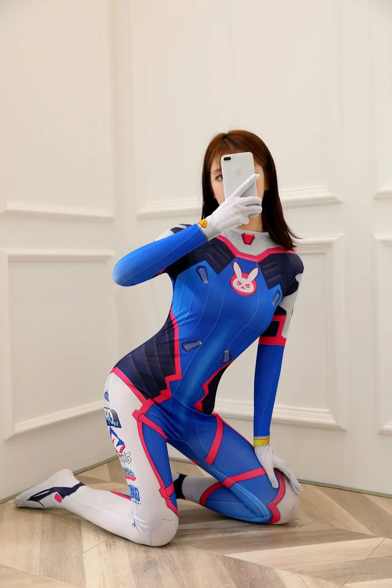เกมดีวาคอสเพลย์ชุดจั๊มสูทเครื่ - Dva Cosplay Prop บทวิจารณ์และราคา