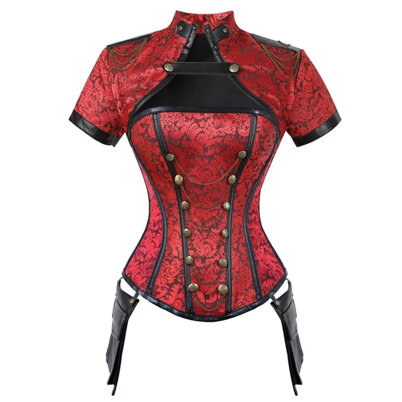 ผู้หญิงยุคกลาง Overbust Corset - Boning Corset Steel บทวิจารณ์และราคา