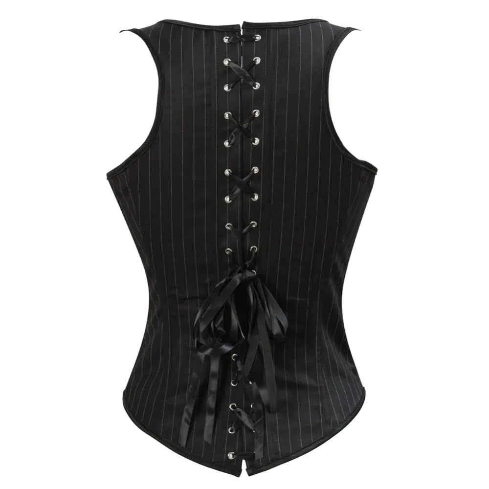 ผู้หญิงโกธิค Jacquard Underbus - Boning Corset Steel บทวิจารณ์และราคา